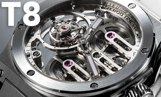 新商品発表】ZEROO T8 FULL SKELETON TOURBILLON THE ORION OCTAGONAL 