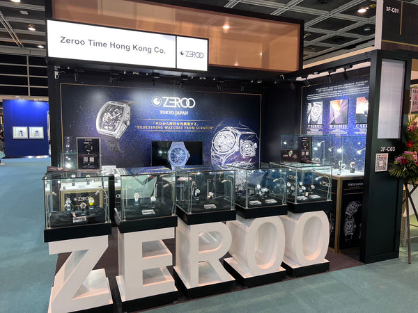 Hong Kong Watch & Clock Fair 05-SEP to 09-SEP ZEROO TIME Booth 3F-C03 香港ウォッチ＆クロックフェアへ出展