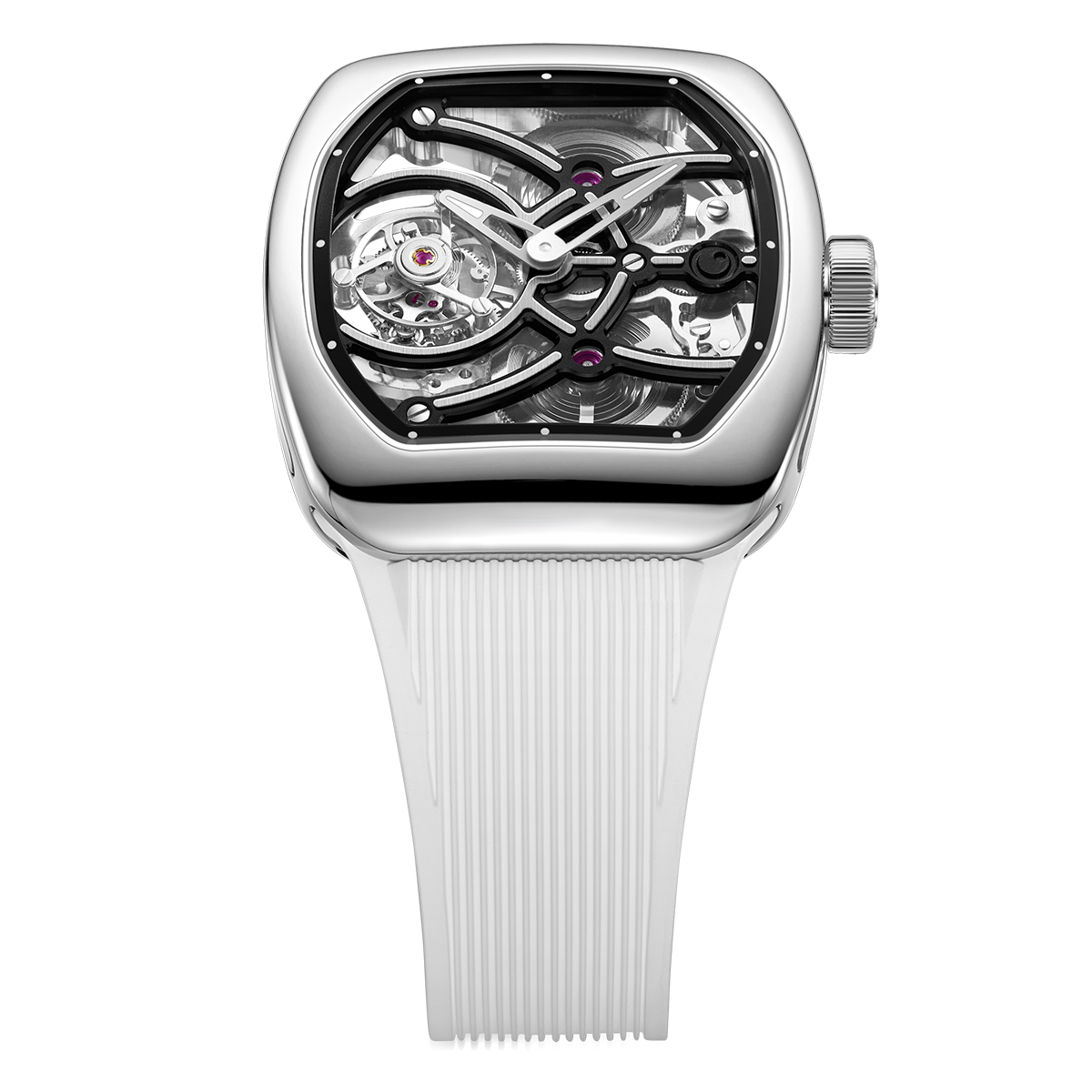 ZEROO T9-02 UFO SKELETON AUTOMATIC TOURBILLON – ZEROO TIME Co.