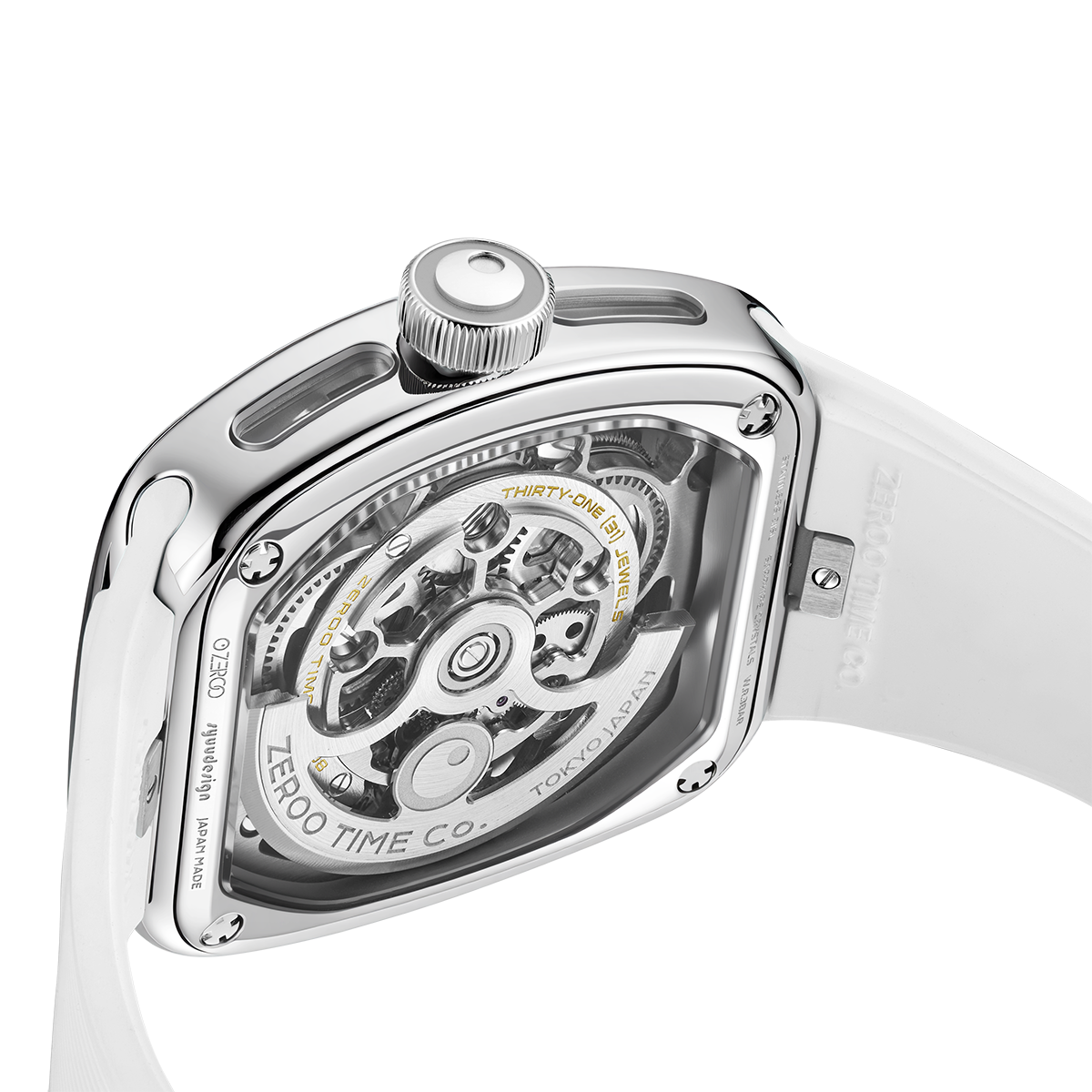 BIOTRON ２　ホワイト NEW] ZEROO T9-02 UFO SKELETON AUTOMATIC TOURBILLON – ZEROO TIME Co.