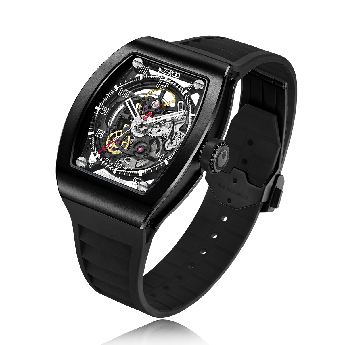 ZEROO M2 THE SUBARU SKELETON MECHANICAL AUTOMATIC – ZEROO TIME Co.