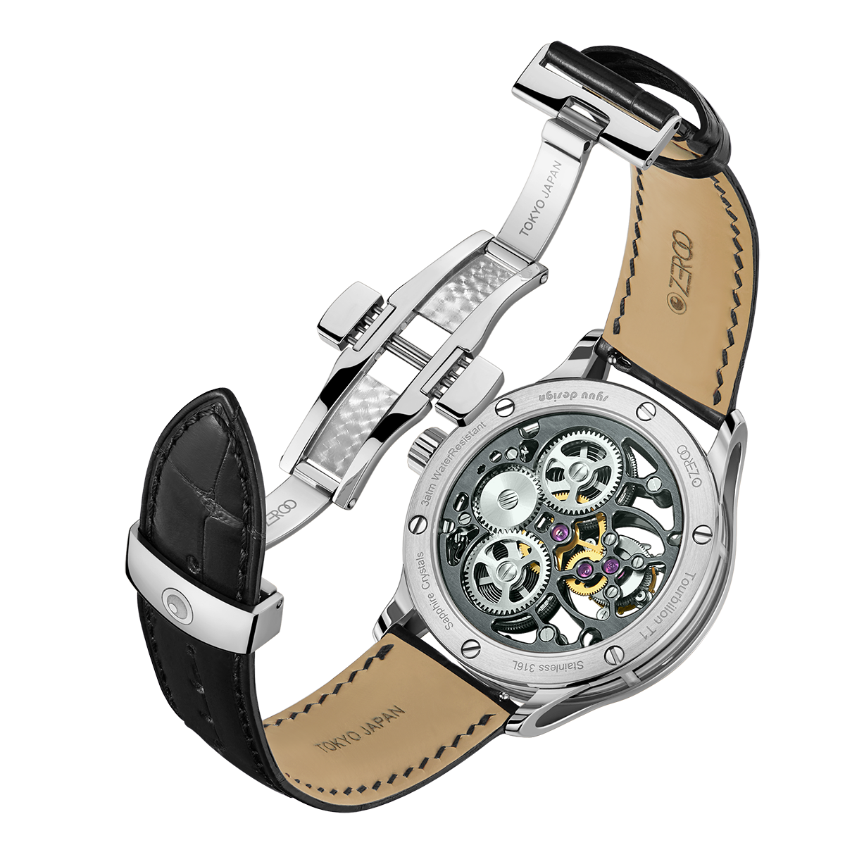 ZEROO T1 THE ARCHER FULL SKELETON TOURBILLON – ZEROO TIME Co.