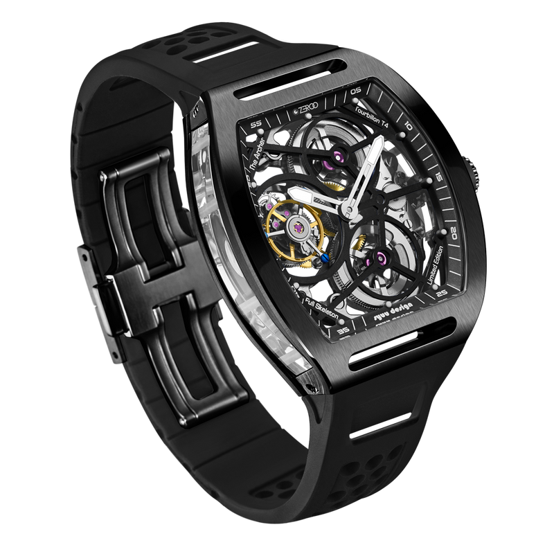 Skeleton sales tourbillon watch