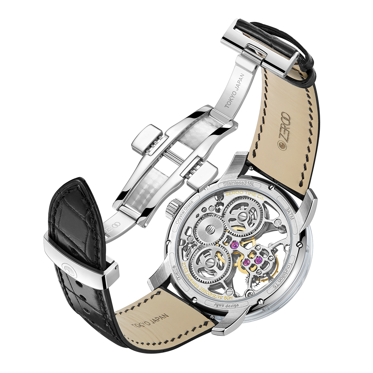 ZEROO T5 THE ARCHER FULL SKELETON TOURBILLON – ZEROO TIME Co.